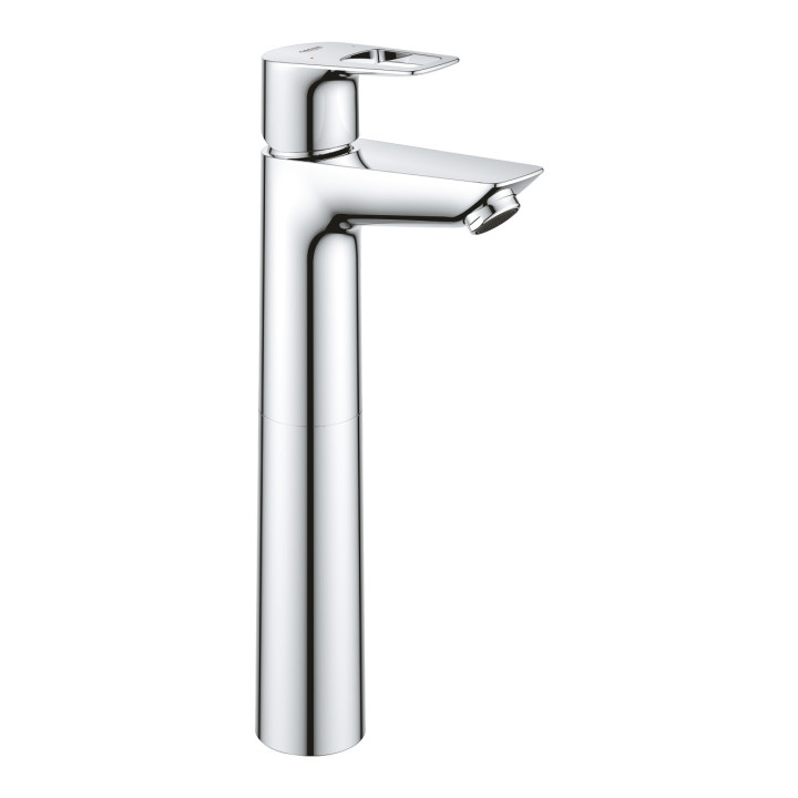 Bateria umywalkowa Grohe BauLoop, stojąca, wysokość 164mm, DN 15, rozmiar M, korek automatyczny, chrom