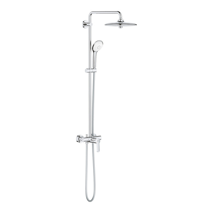 System prysznicowy Grohe Euphoria System 260, natynkowy, bateria termostatyczna, 2 wyjścia wody, chrom