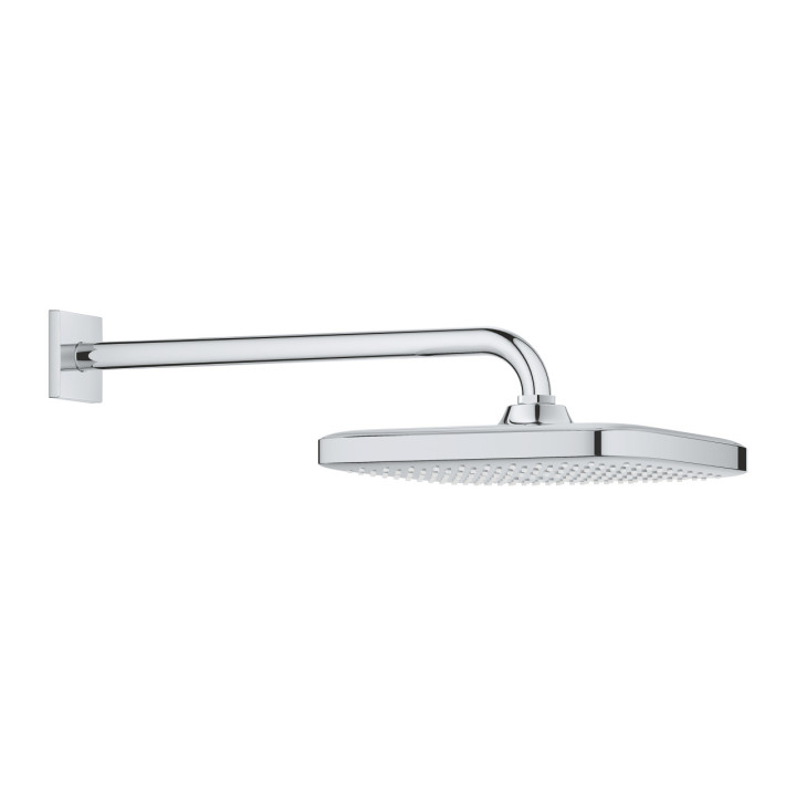 Deszczownica Grohe Tempesta 250, okrągła, 1 strumień, ramię ścienne 380mm, chrom