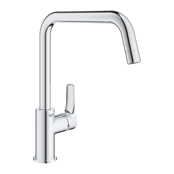 Bateria zlewozmywakowa Grohe Eurosmart, wysokość 339mm, DN 15, obracana wylewka 183mm, chrom