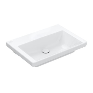 Umywalka meblowa Villeroy & Boch Subway 3.0, 80x47cm, bez przelewu, bez otworu na armaturę, Weiss Alpin