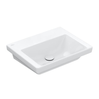Umywalka meblowa Villeroy & Boch Subway 3.0, 60x47cm, z przelewem, otwór na armaturę, Weiss Alpin