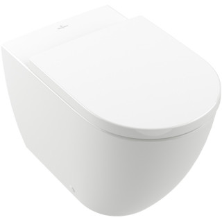 Miska wisząca WC Villeroy&Boch Subway 3.0, 56x37cm, bez kołnierza, TwistFlush, Weiss Alpin, z powłoką CeramicPlus i AntiBac