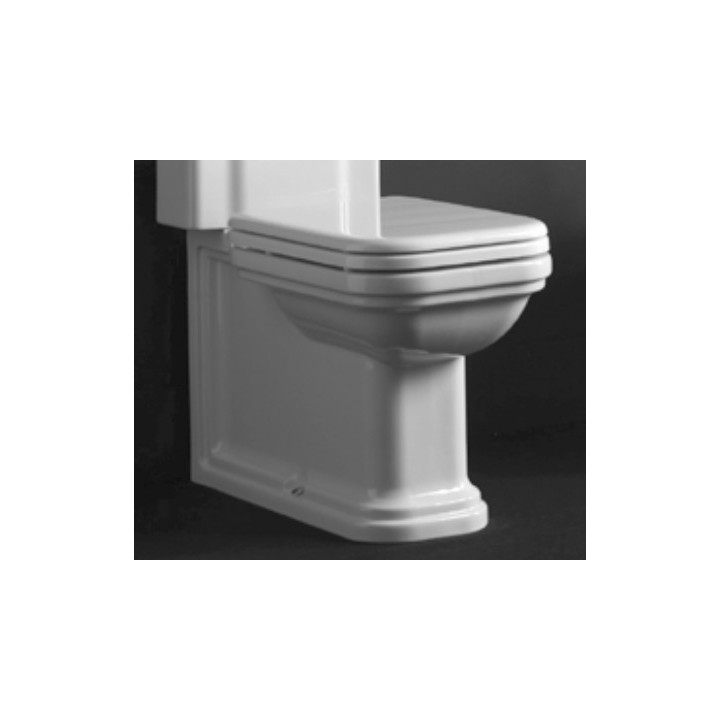 Miska do kompaktu WC Kerasan Waldorf, 68x40cm, biała