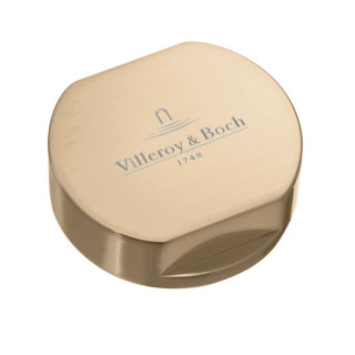 Osłona zaworu Villeroy & Boch, średnica 90mm, stal nierdzewna, złoto
