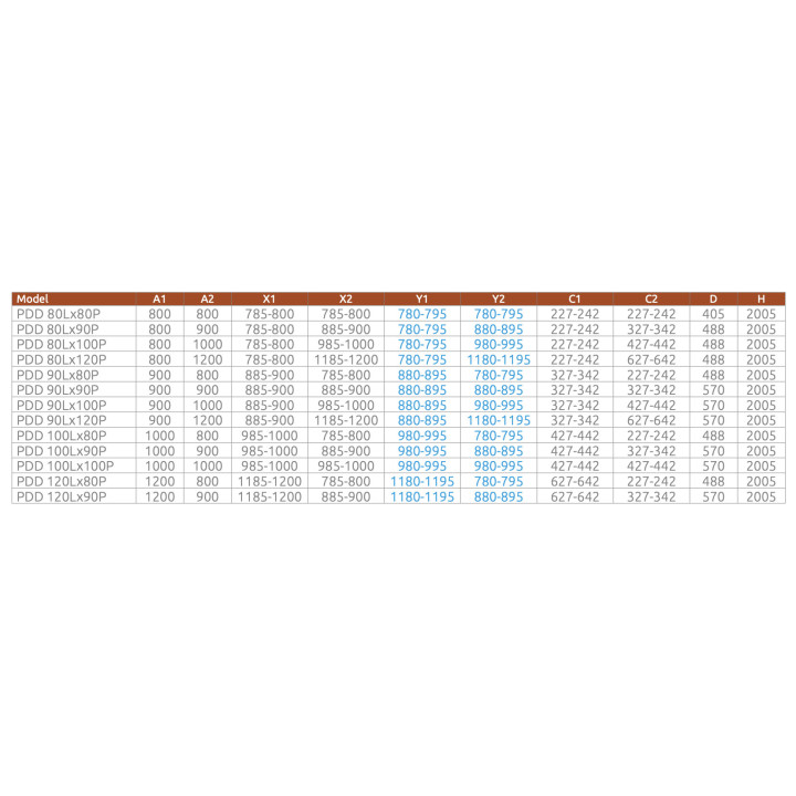 Kabina prysznicowa Radaway Eos KDD B, 100x100cm, drzwi składane, szkło przejrzyste, profil chrom