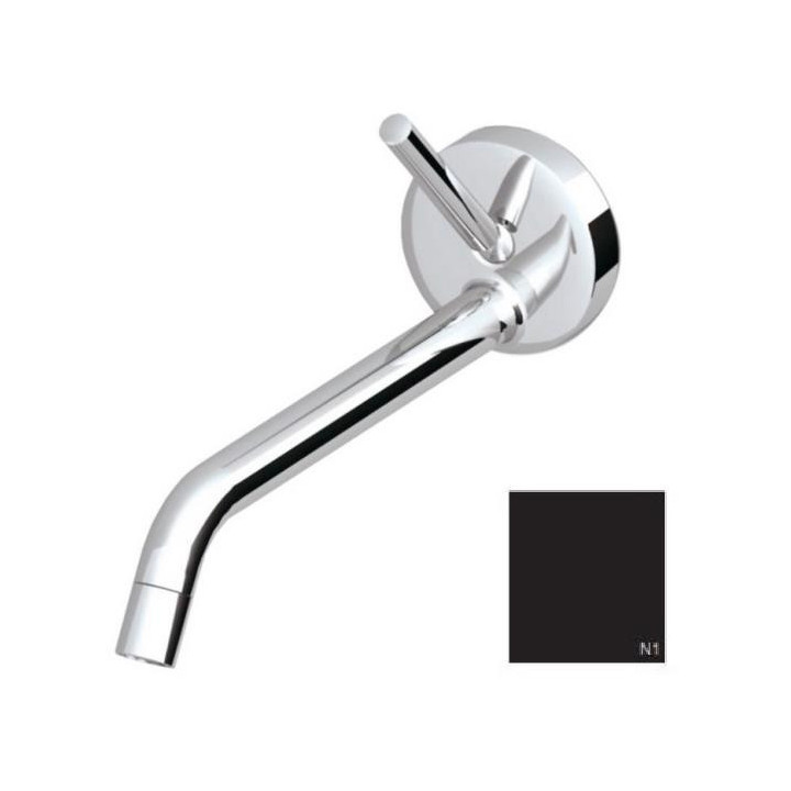 Bateria umywalkowa Zucchetti Isystick ścienna, dł. 215 mm, biała, podtynkowa - sanitbuy.pl