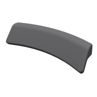 Zagłówek wannowy Riho, 3 przyssawki, szary