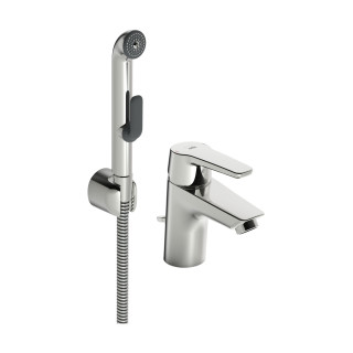 Bateria umywalkowa Oras Saga XL, stojąca, wysokość 157mm, wylewka 110mm, korek automatyczny, chrom