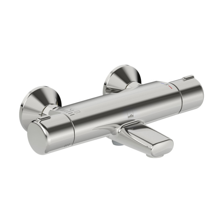 Termostatyczna bateria natryskowa Oras Nova, natynkowa, z zestawem natryskowym ze słuchawką 3-funkcyjną, chrom