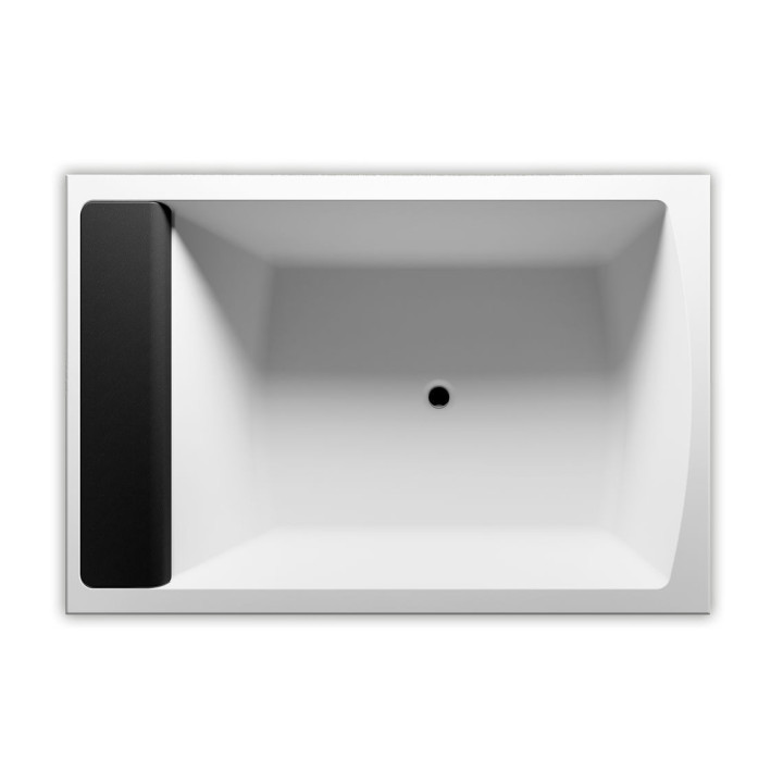 Wanna prostokątna Riho Savona, 190x130cm, akryl, biały połysk