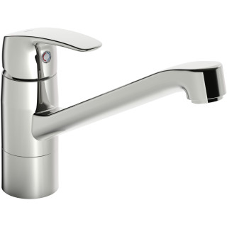 Bateria kuchenna Oras Vega, stojąca, wysokość 338mm, obracana wylewka, zawór do zmywarki, chrom