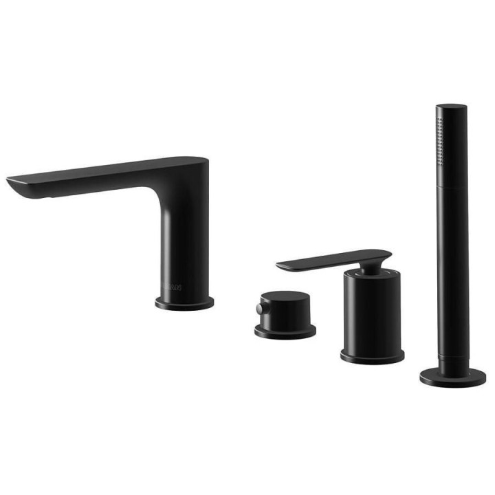 Bateria Kohlman Experience Black umywalkowa stojąca wys. 295mm, czarny mat- sanitbuy.pl