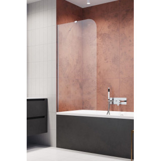 Parawan nawannowy Radaway Carena PNJ I, lewy, szkło przejrzyste, 67x150cm, profil chrom