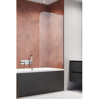 Parawan nawannowy Radaway Carena PNJ I, lewy, szkło przejrzyste, 67x150cm, profil chrom