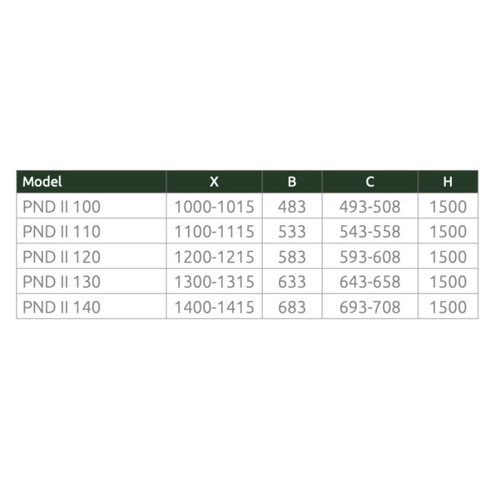 Parawan nawannowy Radaway Nes PNJ 100, lewy, szkło przejrzyste, 100x150cm, profil chrom