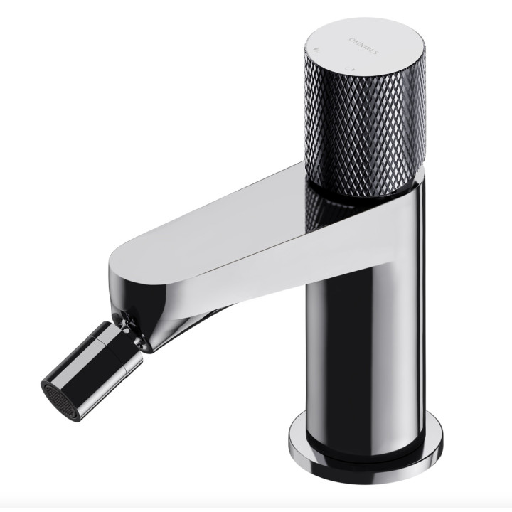 Bateria umywalkowa Omnires Contour, stojąca, wysokość 166mm, wylewka 110mm, chrom