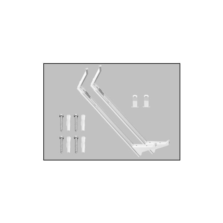 Zestaw zawieszeń szynowych Purmo Monclac MCA-D do grzejników płytowych bez zaczepów o wysokości 200 mm