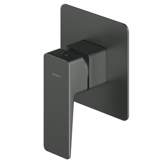 Bateria prysznicowa Omnires Parma, natynkowa, 1 wyjście wody, grafit