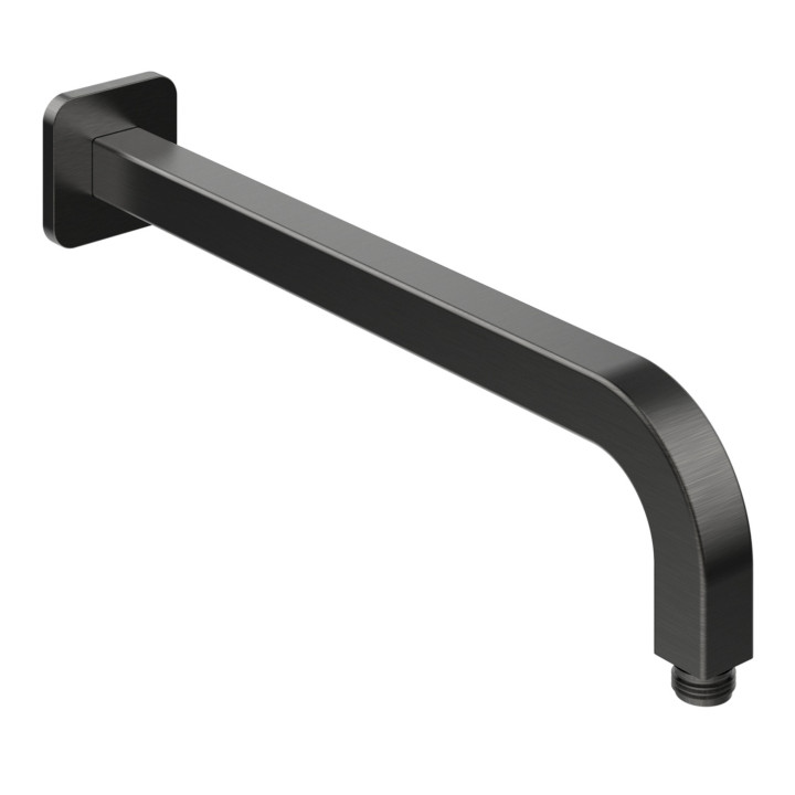 Ramię prysznicowe ścienne Omnires, 40cm, antracyt