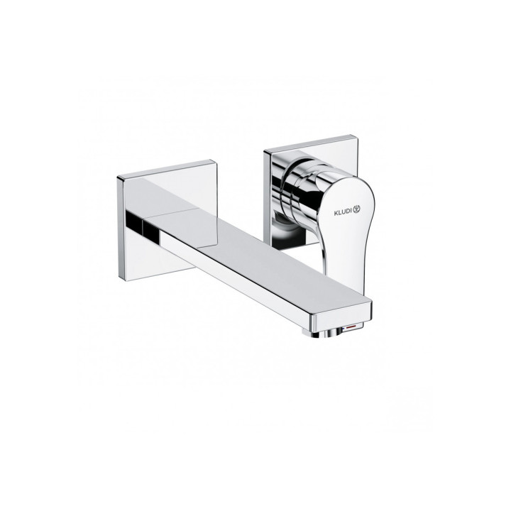 Bateria umywalkowa Kludi Zenta SL, podtynkowa, 2-otworowa, wylewka 180mm, chrom