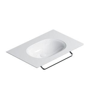 Umywalka wisząca Catalano Horizon, 100x50cm, bez przelewu, bez otworu na baterię, biały połysk
