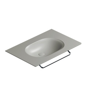 Umywalka wisząca Catalano Horizon, 75x50cm, bez przelewu, bez otworu na baterię, biały połysk