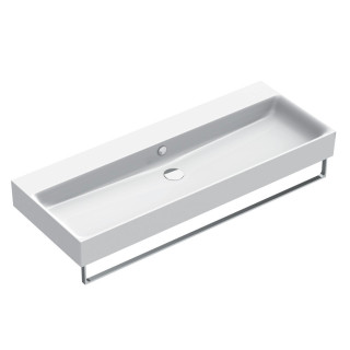 Umywalka wisząca Catalano Horizon, 75x50cm, bez przelewu, bez otworu na baterię, biały połysk
