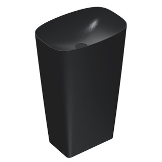 Umywalka wolnostojąca Catalano Green Lux, 55x38cm, bez przelewu, odpływ do ściany, biały połysk