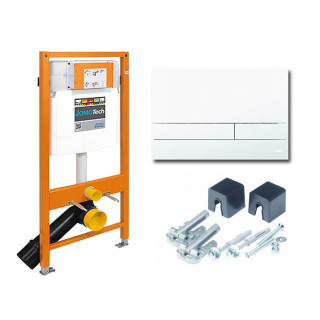 Stelaż podtynkowy WC JomoTech, wysokość montażowa 1120mm, wsporniki w zestawie