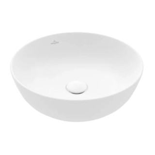 Umywalka Villeroy&Boch Artis stawiana na blacie, śr. 43 cm, Weiss Alpin CeramicPlus