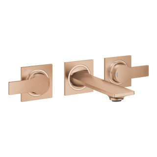 Bateria umywalkowa 3-otworowa Grohe Allure, stojąca, wysokość 228mm, korek automatyczny, chrom