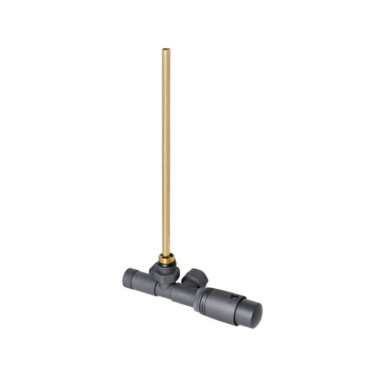 Zestaw przyłączeniowy Schlosser jednootworowy kątowy prawy, biały