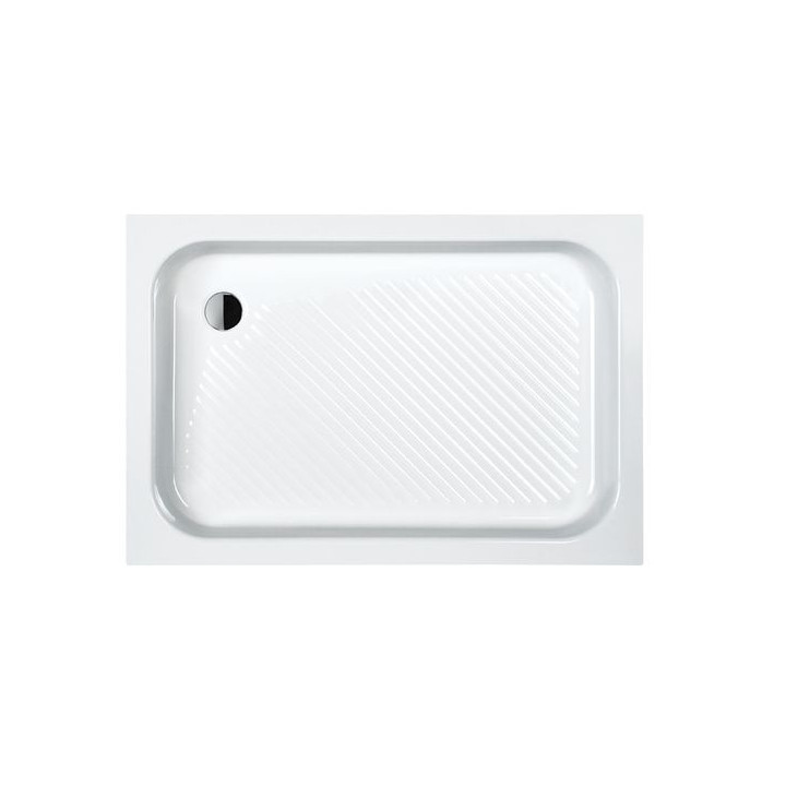 Brodzik prostokątny Sanplast Classic B/CL 80x120x15+STB biew, 80x120cm, akrylowy, biały