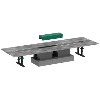 Kompletny zestaw do montażu standardowego Hansgrohe uBox universal, 70 cm, do odpływu liniowego do wyłożenia płytkami