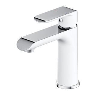 Bateria umywalkowa Omnires Sacramento, stojąca, wysokość 279mm, czarny mat