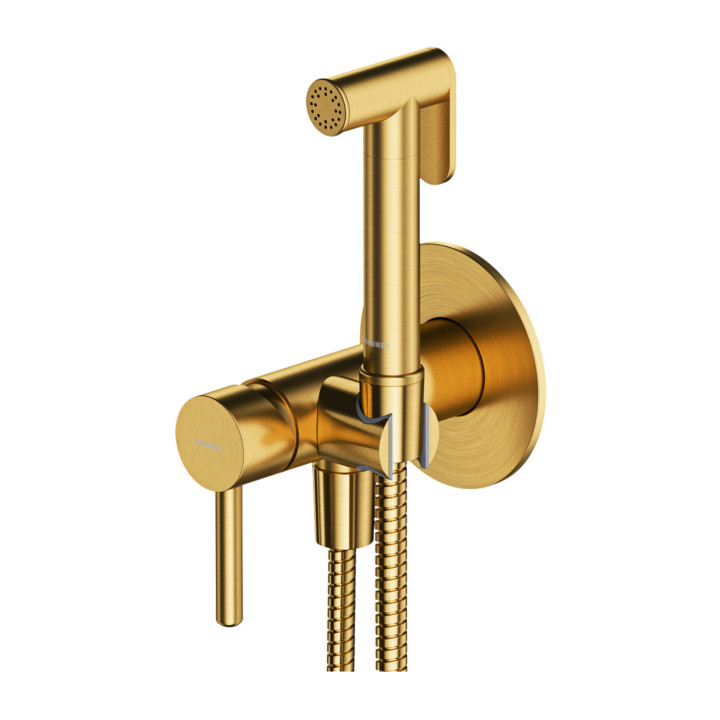 Zestaw bidetowy punktowy Omnires Y, podtynkowy, 1-funkcyjny, złoty