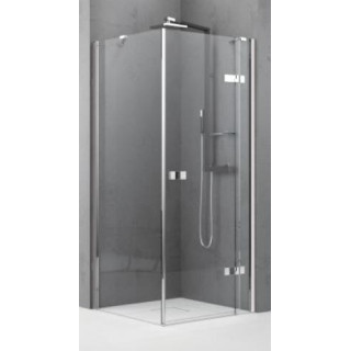 Drzwi dwuczęściowe Novellini Gala G+F drzwi szer. 86 - 88,5 cm, lewe, przezroczyste, chrom- sanitbuy.pl