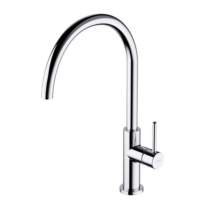 Bateria kuchenna Omnires Y, stojąca, wysokość 365mm, obrotowa wylewka, chrom