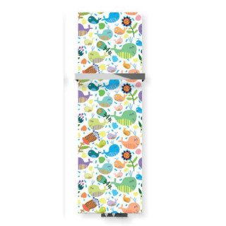 Grzejnik Terma Case 138,5x50 cm, z zestawem zaworowym i głowicą termostatyczną - biały/ kolor- sanitbuy.pl