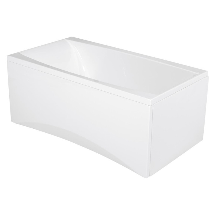 Wanna prostokątna Cersanit Virgo, 140x75cm, akrylowa, biały