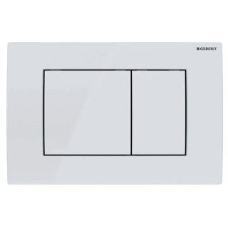 Przycisk uruchamiający Geberit Delta50, spłukiwanie dwudzielne, tworzywo sztuczne, chrom matowy