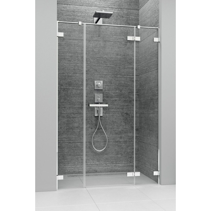 Front kabiny prysznicowej Radaway Arta KDS II, lewy, 140x200cm, szkło przejrzyste, profil Chrome+