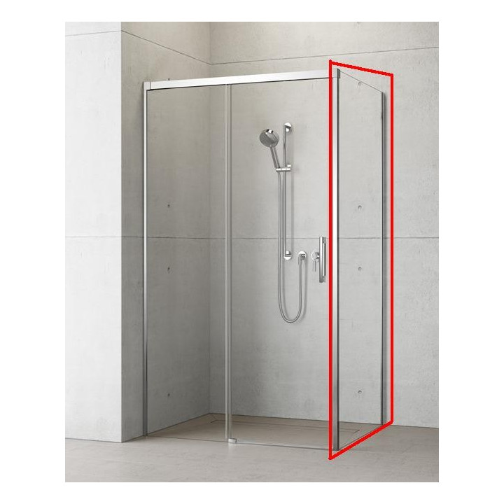 Drzwi suwane przejrzyste lewe 100 Radaway Idea KDJ - sanitbuy.pl