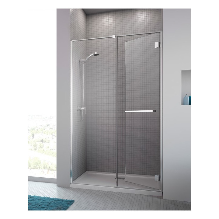 Drzwi prysznicowe do wnęki Radaway Arta QL DWS, lewe, na wymiar, 700-1500mm, szkło przejrzyste, profil chrom