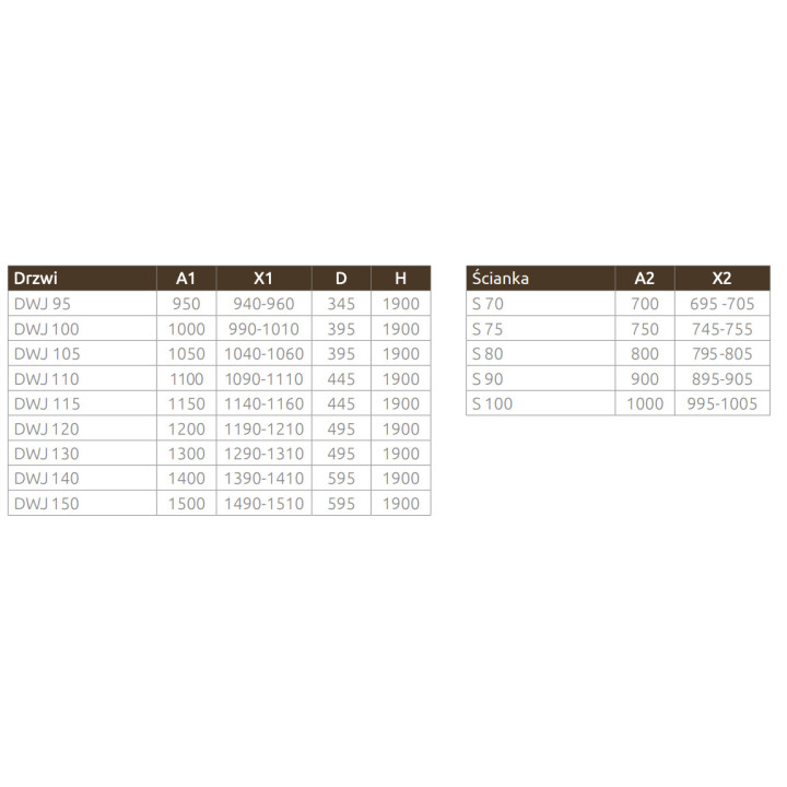Ścianka boczna S 100 do kabin prysznicowych Radaway Evo DW, 1000x2000mm, szkło przejrzyste, profil chrom