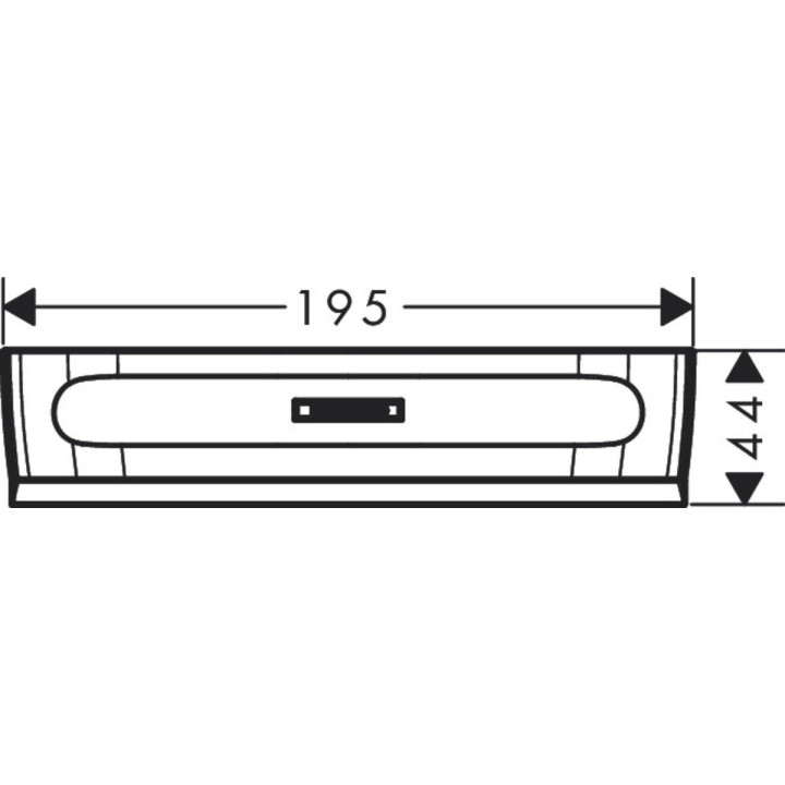 Ściągaczka Hansgrohe WallStoris, biały mat