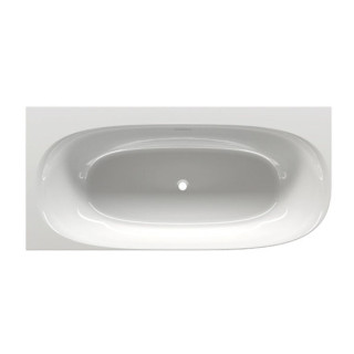 Wanna wolnostojąca narożna Riho Corner, lewa, 170x82cm, akryl, biała