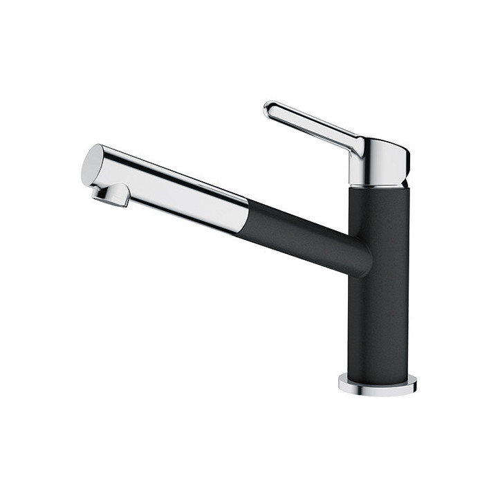 Bateria kuchenna Franke Orbit, stojąca, wysokość 21cm, wyciągana i obracana wylewka, chrom