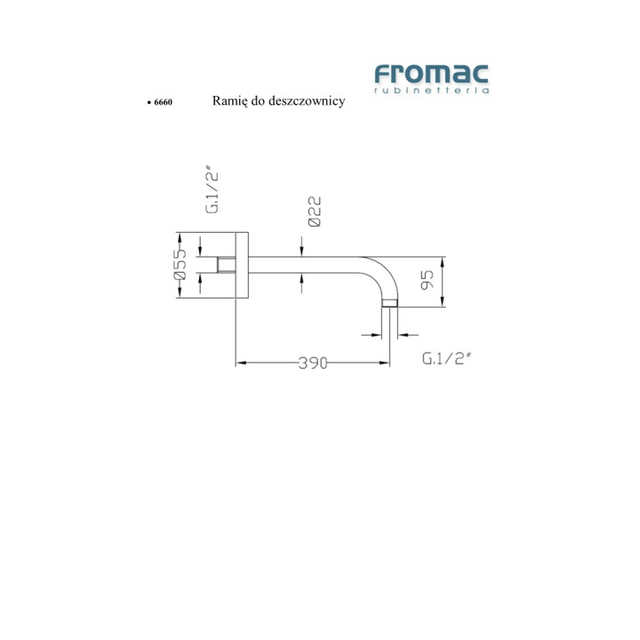 Ramię do deszczownicy Fromac- sanitbuy.pl